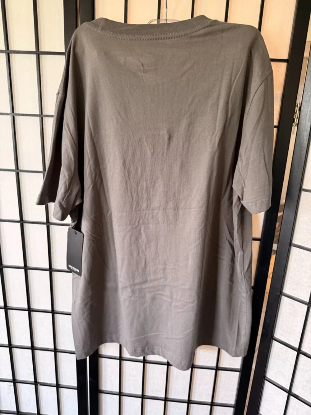 True Religion NWT Studded Buddha Graphic T-Shirt Grey Men’s M Y2K